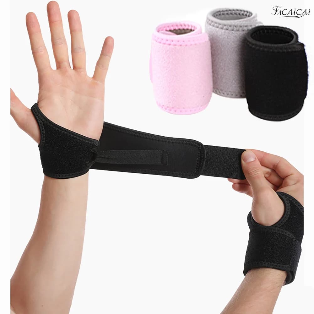 Supporto per il polso per sindrome del tunnel carpale, tutore a splint - Supporto notturno per donne e uomini - Per mano destra e sinistra (singolo)