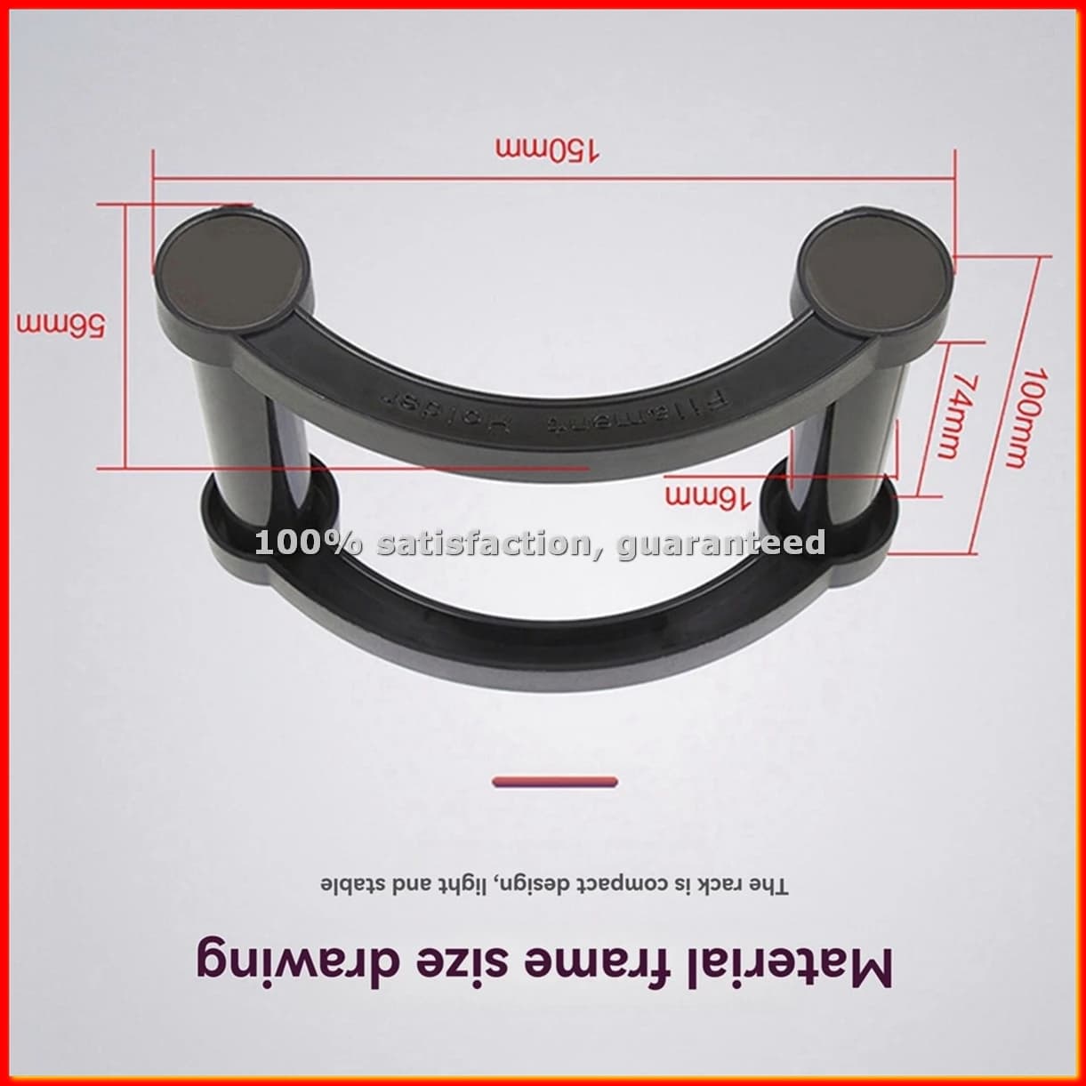 Table Filament Support for 3D Printer, Bobbin Door, Supplies, Flexible Tray, Brackets, Material Rack ABS -ABLM