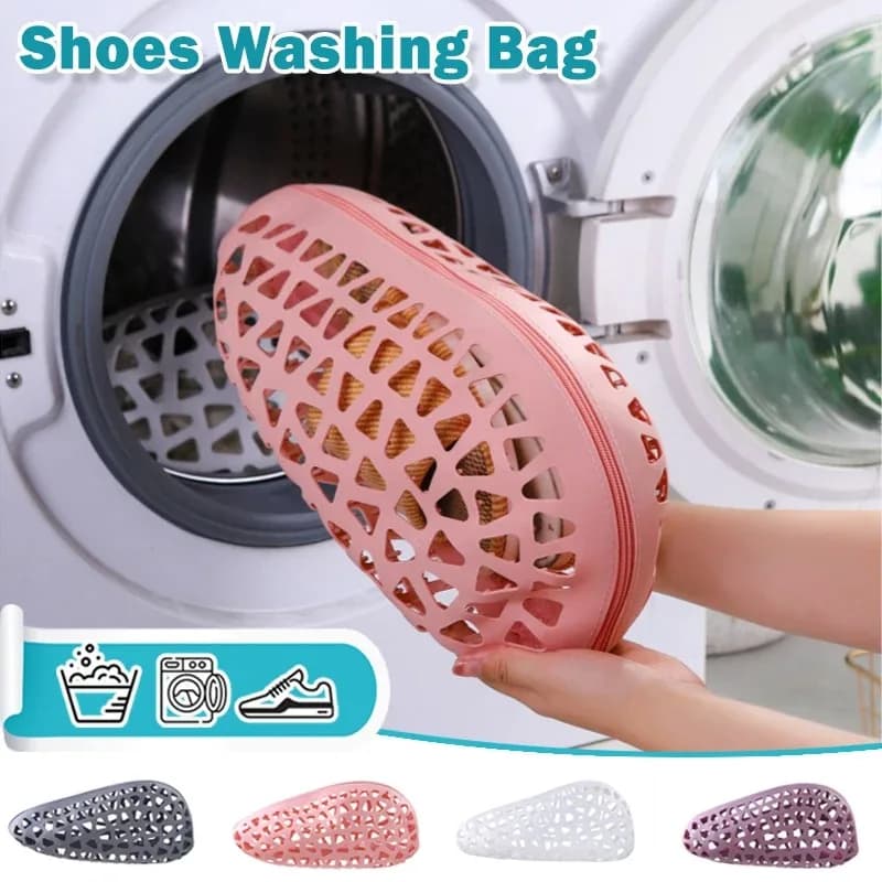 Silicone Wash Shoes Bag Washing Machine Shoes Washing & Drying Bag Anti-deformation Laundry Bag For Shoes Cleaning Protector