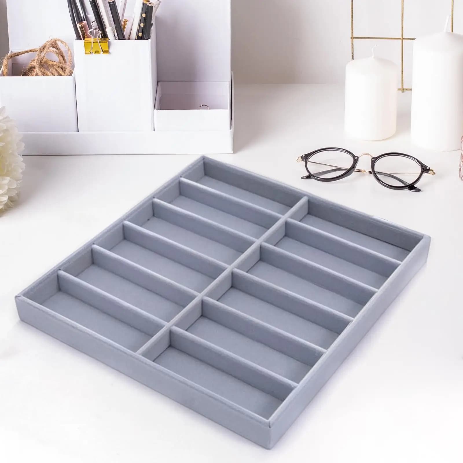 Sunglasses Organizer, Eyeglasses Storage Box, Multifunctional Decoration,