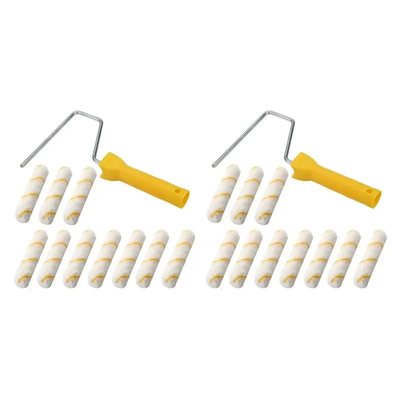Kit di rulli in schiuma da 6 pollici per pittura, ricambi e coperture per rulli, per riparazioni domestiche - 22 pezzi