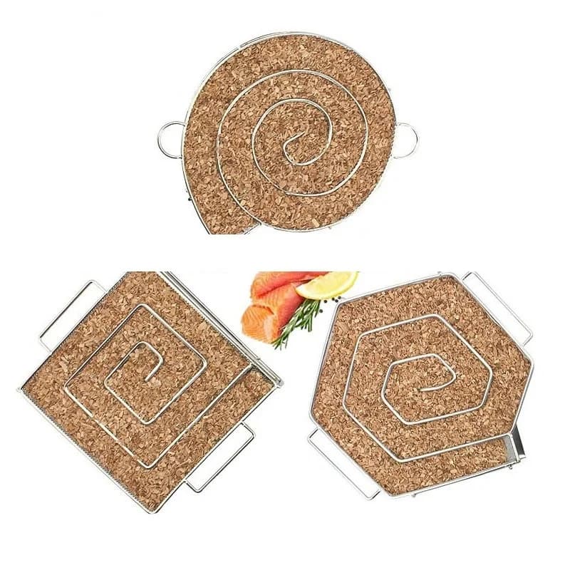Bacon Cold Smoker Plate Steel Smoke Generator Pellet Smoker