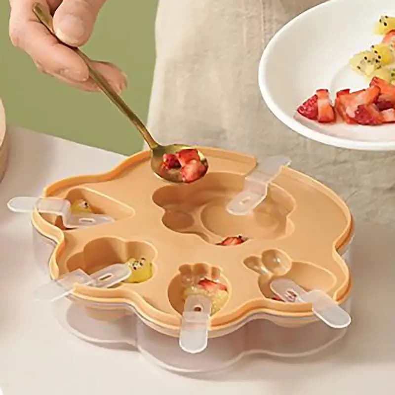 Stampo per bastoncini pop artigli Stampo per bastoncini pop di ghiaccio artiglio carino Strumento per stampi per tubi per gelato in silicone a rilascio facile Stampo per vassoio per congelatore per caldo