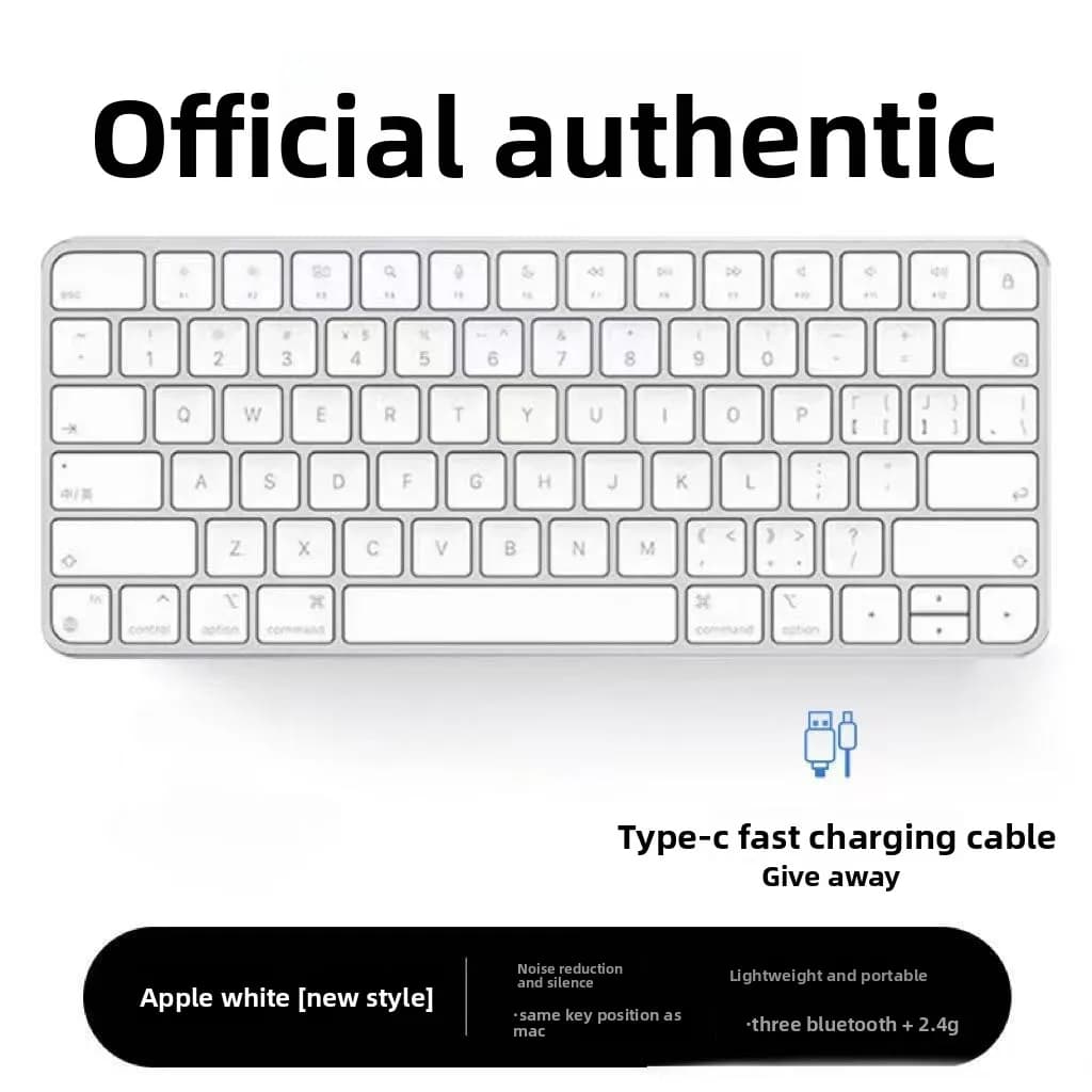 iPad Bluetooth Magic Keyboard for Apple Wireless AppleMagic Computer Thin and Light