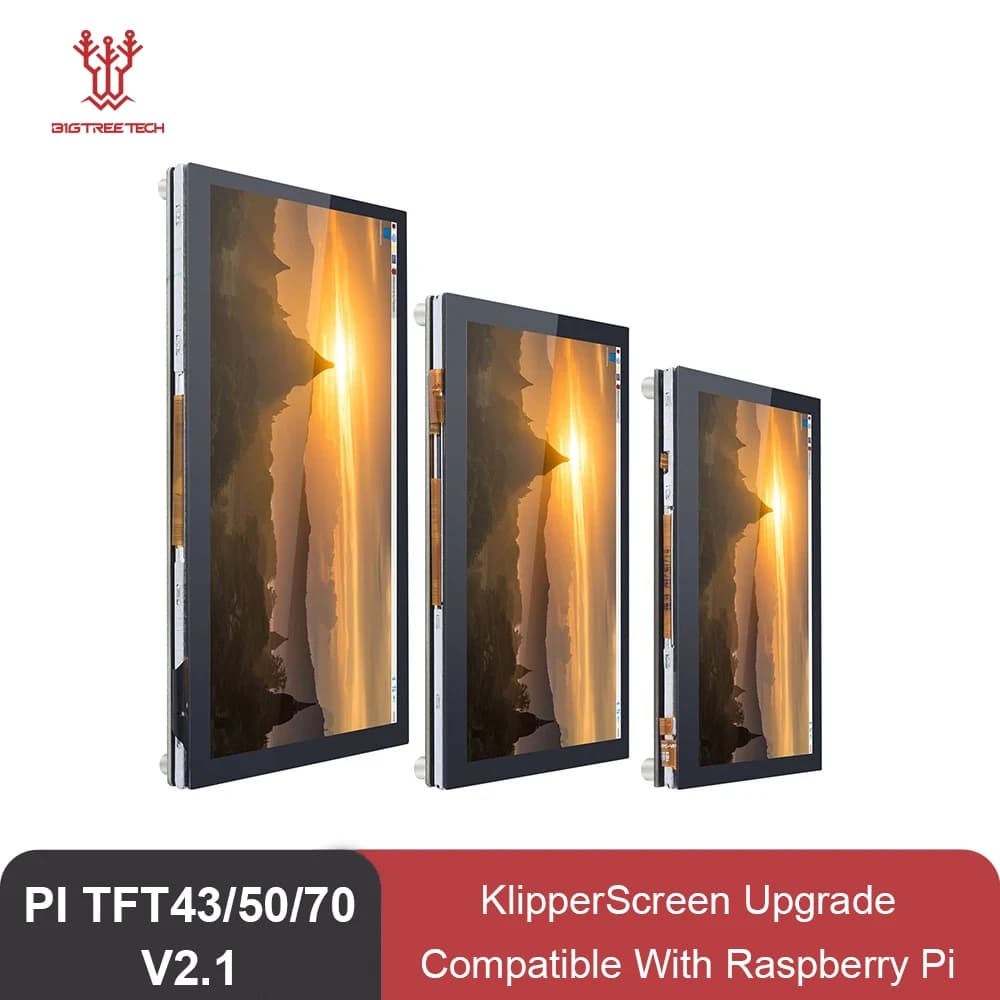 BIGTREETECH BTT PITFT43 PITFT50 PI TFT70 TFT43 Touch Screen Capacitive Octoprint Display For Raspberry Pi 4 3 Parts 3D Printer