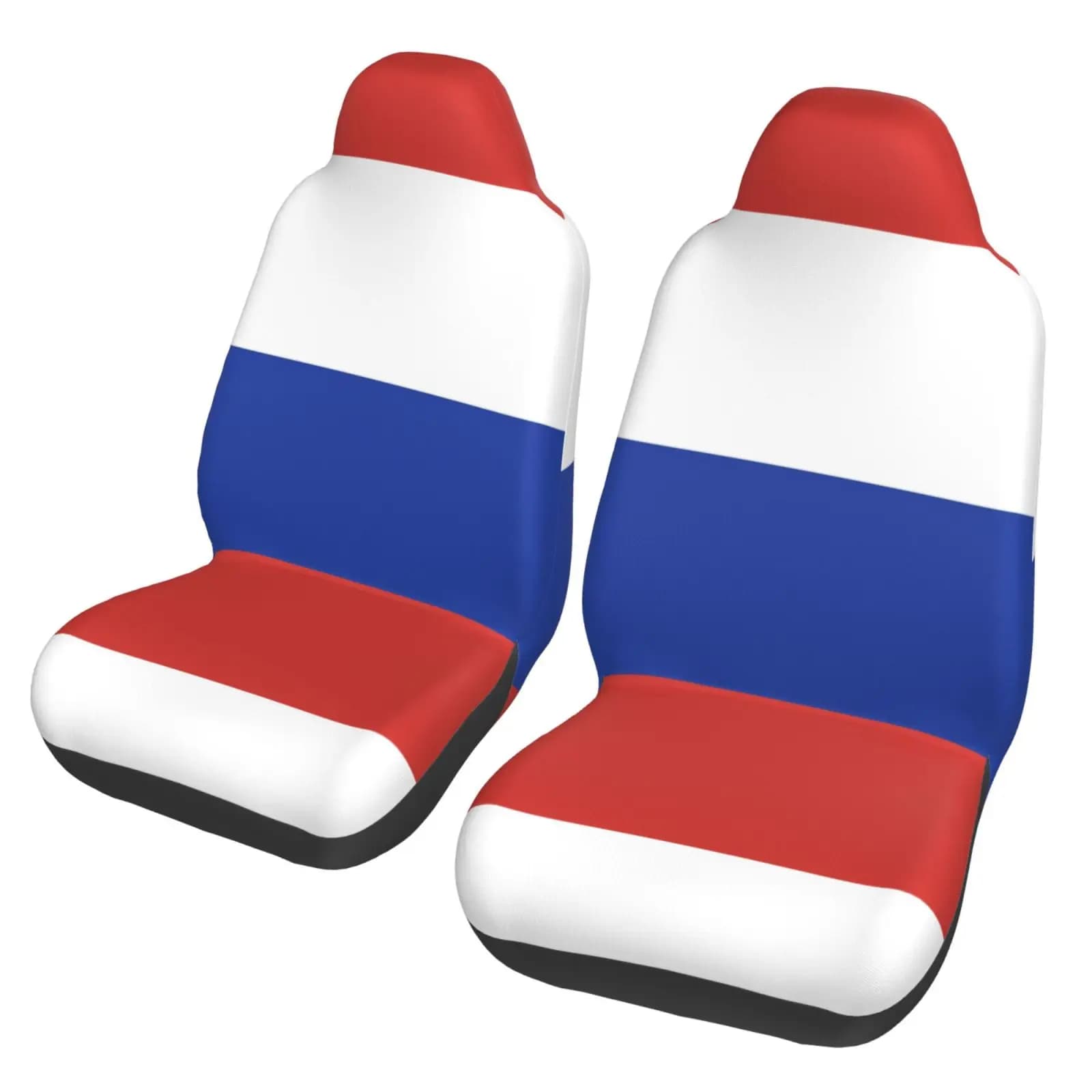Belarus National Flag General Motors Seat Cover Patriotic Suitable for All Car Seat Cover Protection 2-piece Set