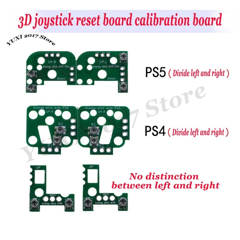 1 paio di schede di ripristino joystick 3D scheda di calibrazione modulo di riparazione deriva joystick adatto per PS4/PS5/Xobx One/One S/XSX/XSS