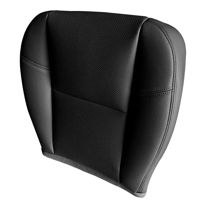 Car Front Driver Side Bottom Seat Cover Black PU Leather Fit for Cadillac Escalade ESV EXT 2007 2008 2009 2010 2011