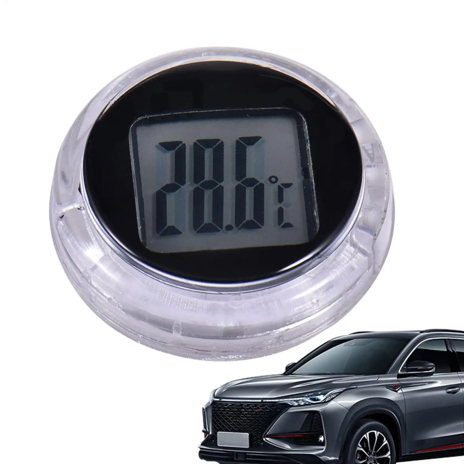 Mini Motorcycle Thermometer Waterproof Stick-On Motorbike Mount Watch Digital Temeperature Meter Waterproof Temperature