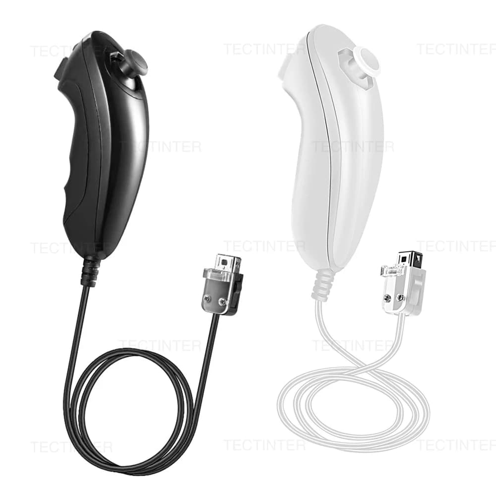 Wired Nunchuck for Nintendo Wii / Wii U Wireless remote control console without movement Plus Gamepad for Wii accessories