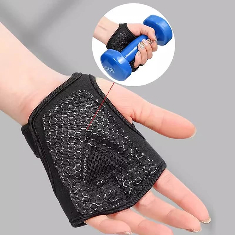 1 Paio of Protective Gloves for Hands, Wrists and Palms, Gym and Fitness Gloves, Means Anti-slip Gloves for Lifting Weights and Sports Support