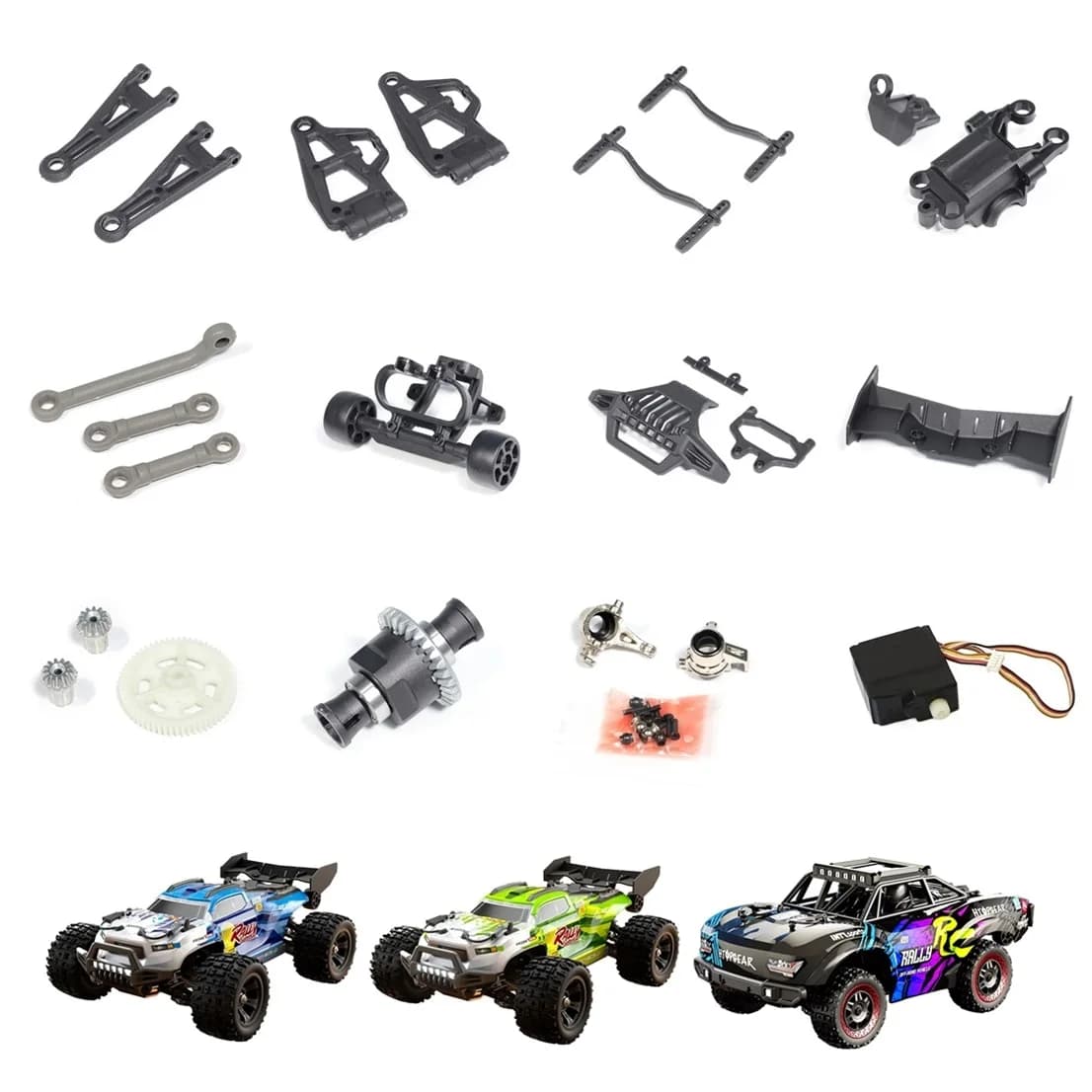 SCY 18101 18103 18101PRO 18103PRO Accessori modificati Paraurti differenziale Braccio oscillante Albero motore 1/18 RC Auto Pezzi di ricambio