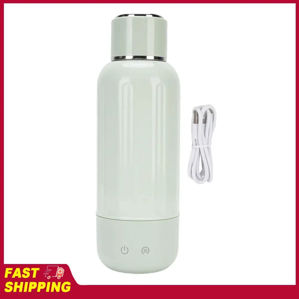 Bollitore portatile piccolo da 500 ml, antiruggine, resistente al calore, con 5 impostazioni di temperatura, bollitore elettrico portatile, tazza riscaldante da viaggio per il campeggio