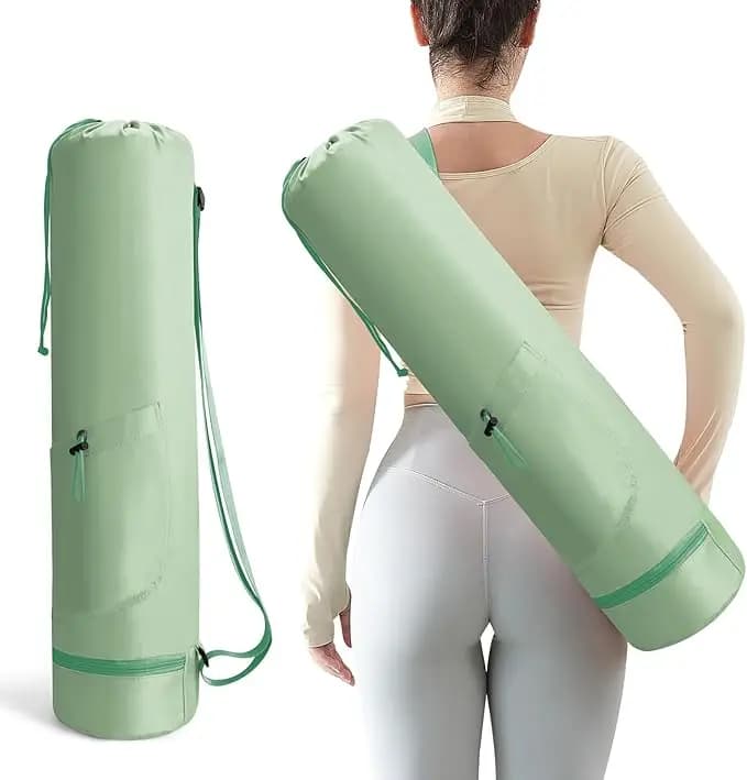 Yoga Carpet Bag with Water Bottle and Water Pocket Bag Waterproof, Multifunctional Transport Carpet Bag