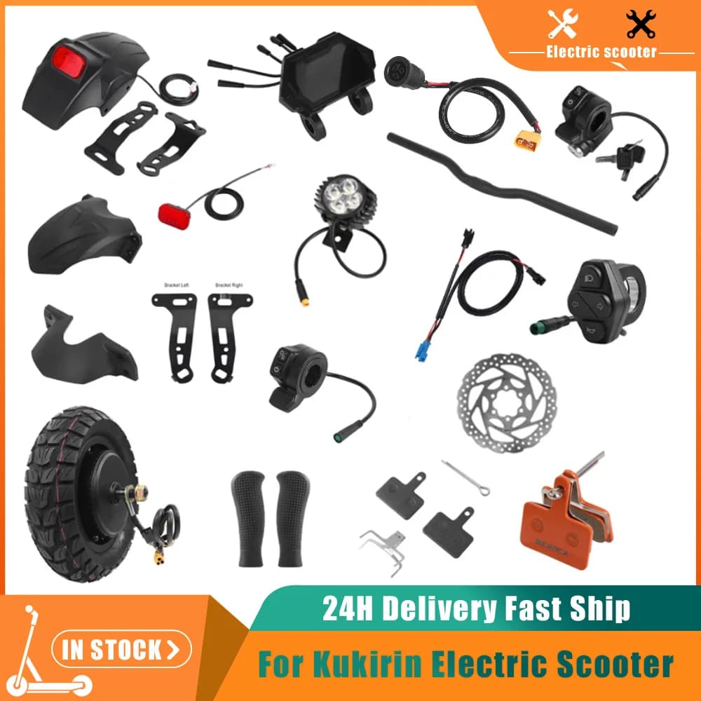 Scooter elettrico per KuKirin G2 Master Vari pezzi di ricambio di riparazione per G2 Master Engine Wheel Fender Cruscotto Acceleratore