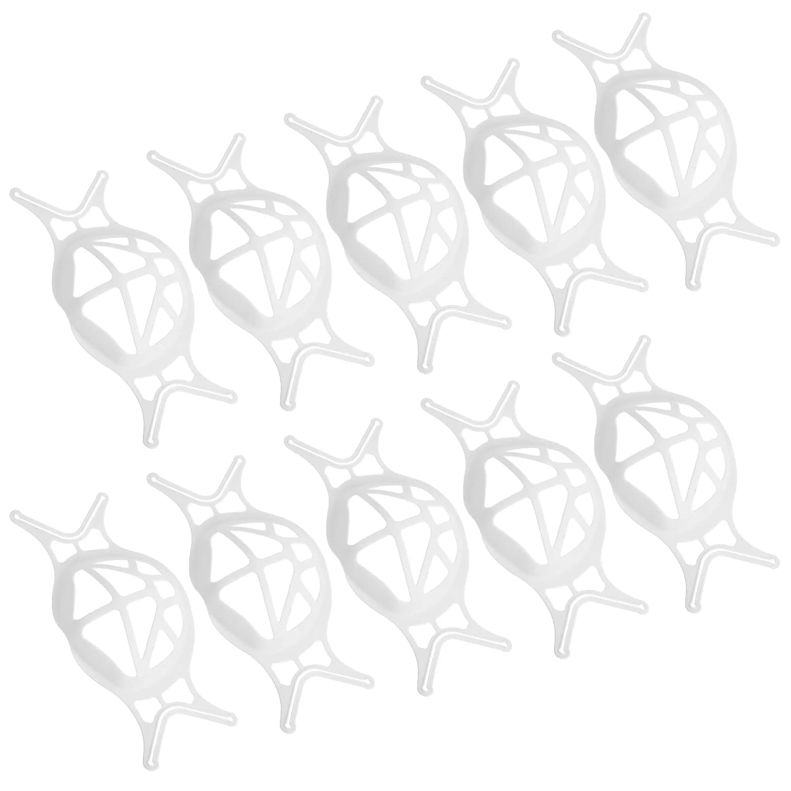 Staffa porta maschera da 10 pezzi per staffe interne Staffa interna per il viso Supporto respiratorio riutilizzabile Particelle di plastica leggere