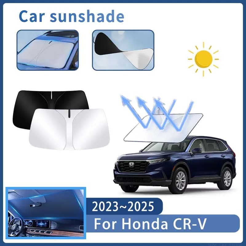 Pieghevole Auto Visiera Da Sole Per Honda CR-V 2023 2024 2025 Parabrezza Anteriore Parasole Isolamento Termico di Raffreddamento Estivo Accessori Auto