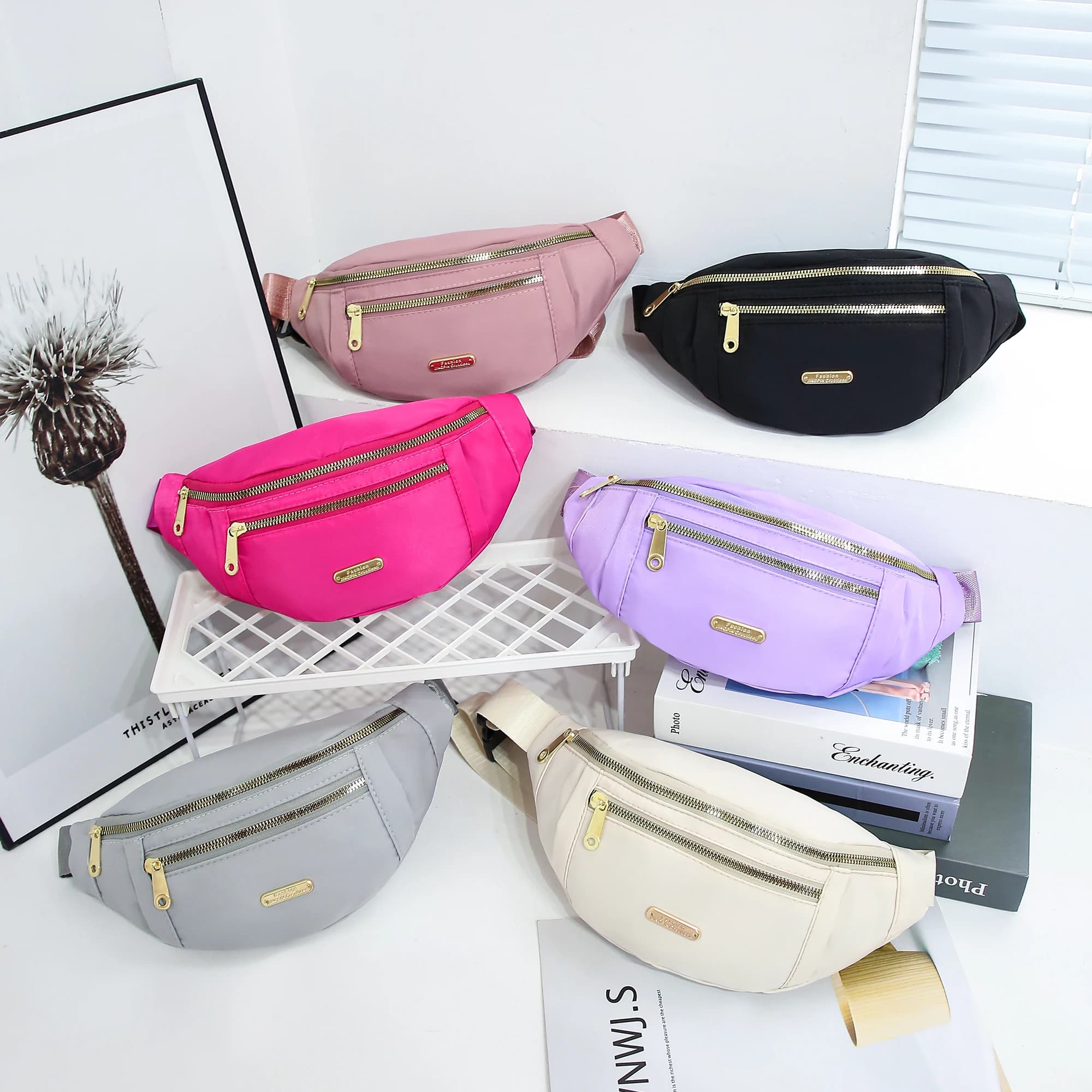 3/2/1 pezzi marsupio marsupio borse a tracolla per donna ovunque marsupio marsupi con 3 tasche marsupio