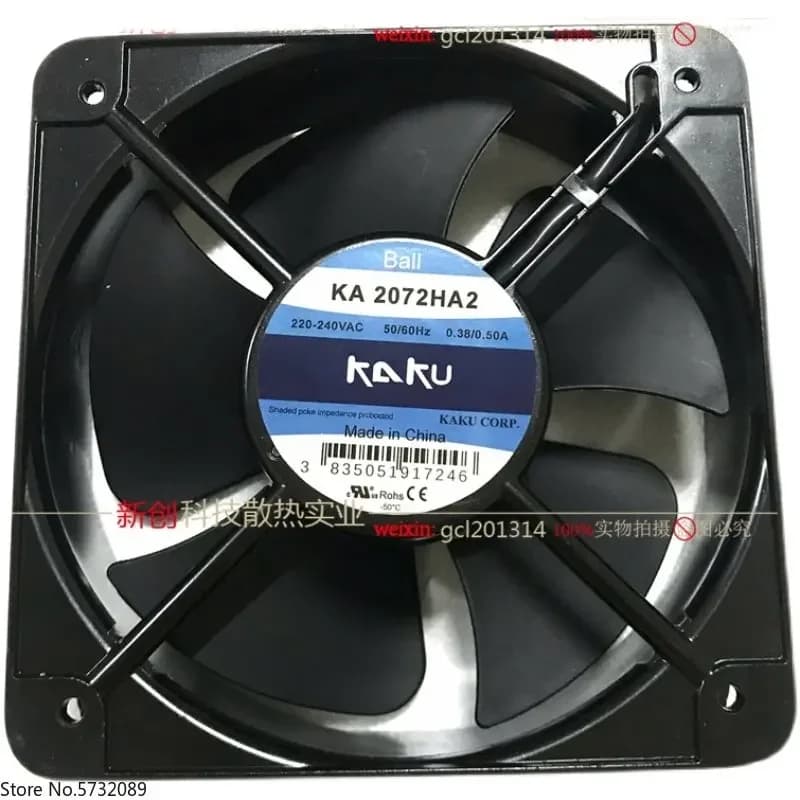 Kagu KA2072HA2 AC220V 0,38A Ventola a flusso assiale con cuscinetto a sfere