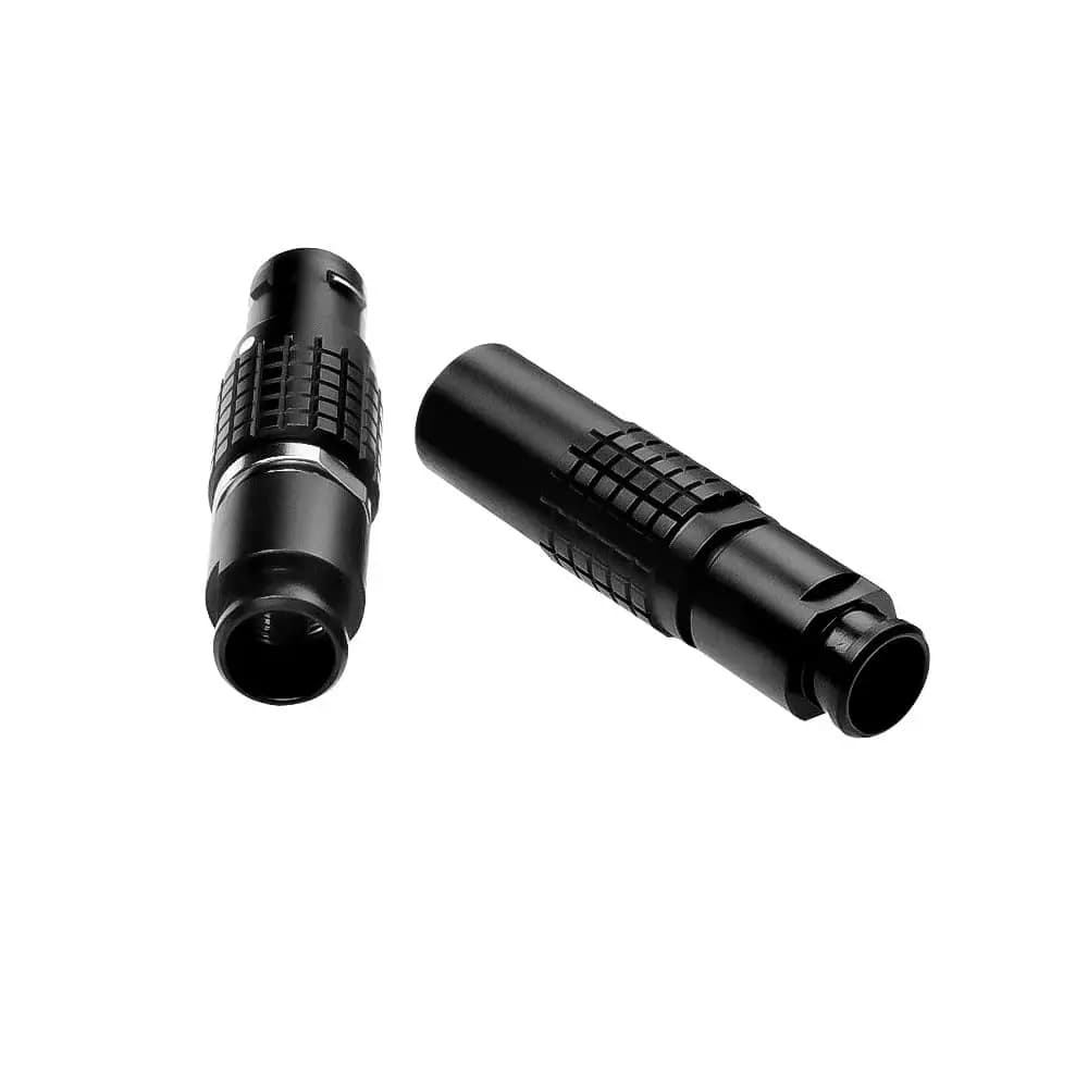 Connettore Circolare Push-Pull a 3 Pin Lemo 1B FGG PHG, Presa Maschio e Femmina e Spina per Cavo Nera