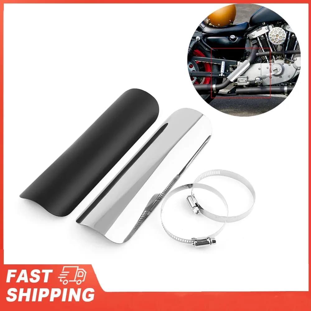 Copertura staight del silenziatore dello scudo termico del tubo di scarico universale del motociclo