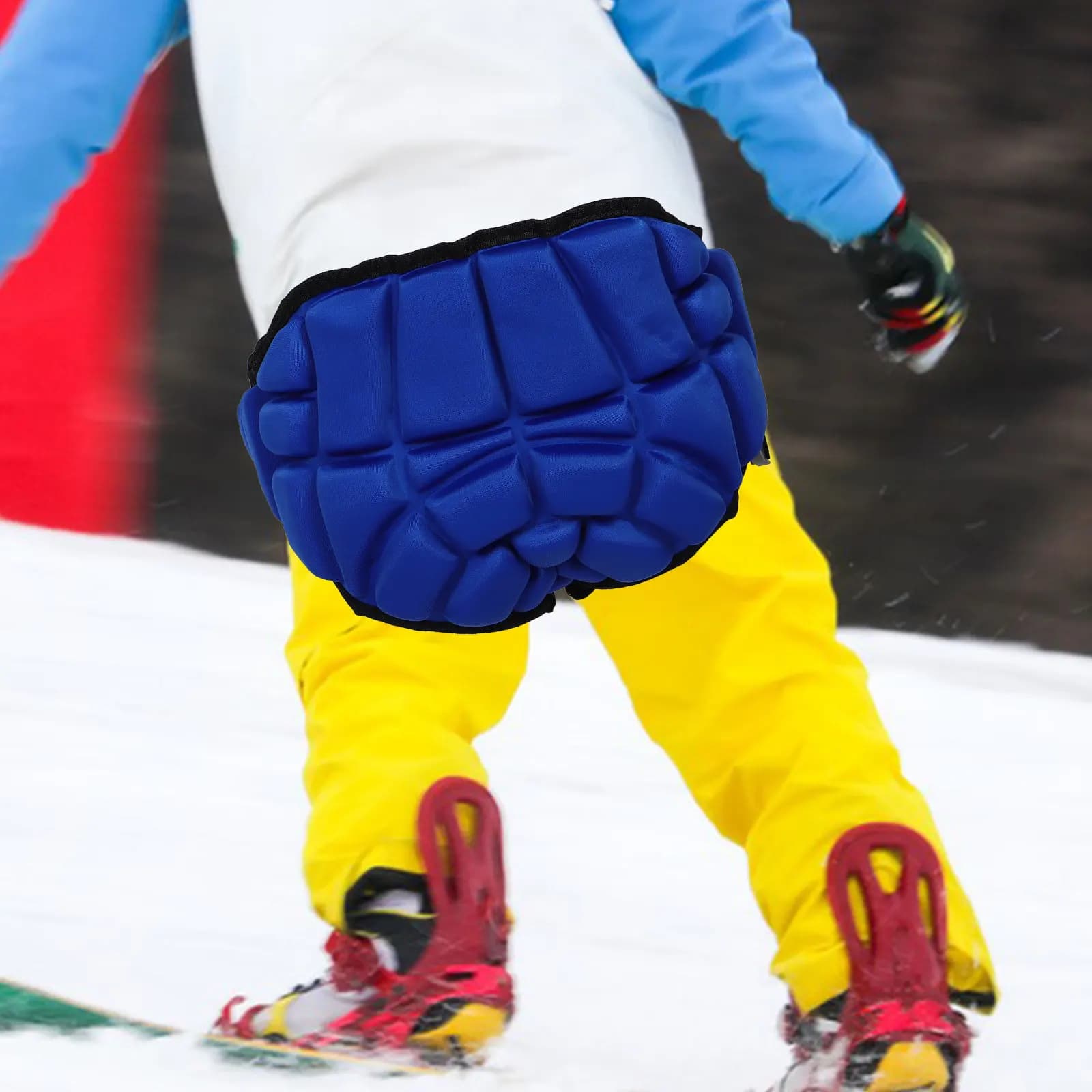 Protezioni per Anca per Bambini, Pantaloncini Imbottiti Rinforzati per Pattinaggio, Regolabili e Traspiranti, Protezioni per Glutei per Ragazzi e Ragazze