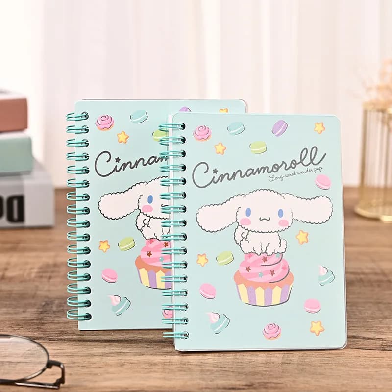 Kuromi My Melody Notebook Cinnamonroll Planner settimanale Carta da lettere Regali per ragazze Cartoon Hello Kitty Sanrio A6 Anime Blocco note