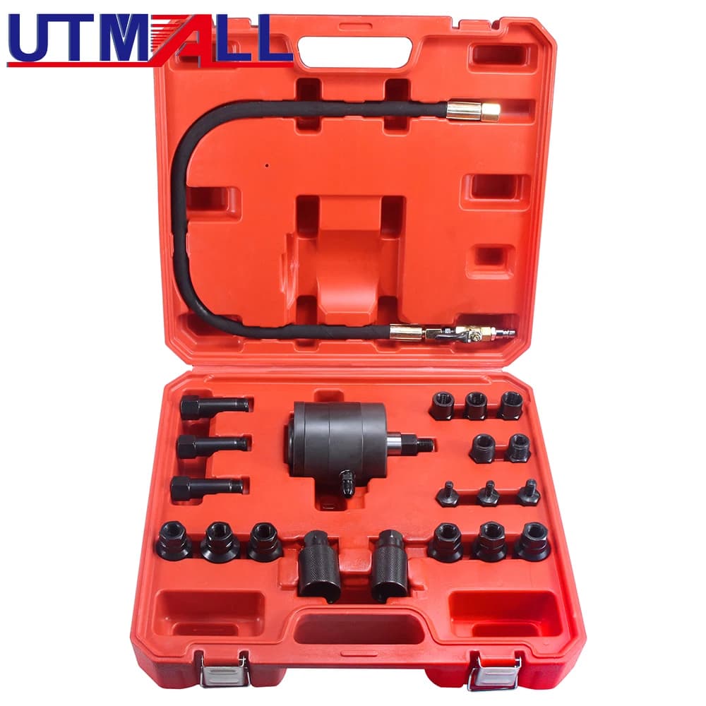 Set di strumenti di rimozione da 21 pezzi Set di estrattori pneumatici per carburante Diesel per iniettori sorgente d'aria 0.5-0.8bar