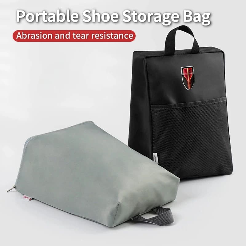 New Car Portable Shoe Storage Bag Sneaker Bag Organizer Travel Bag For Hongqi H5 H6 H7 H9 E-QM5 HS3 HS5 HS6 HS7 E-HS3 E-HS9 LS5