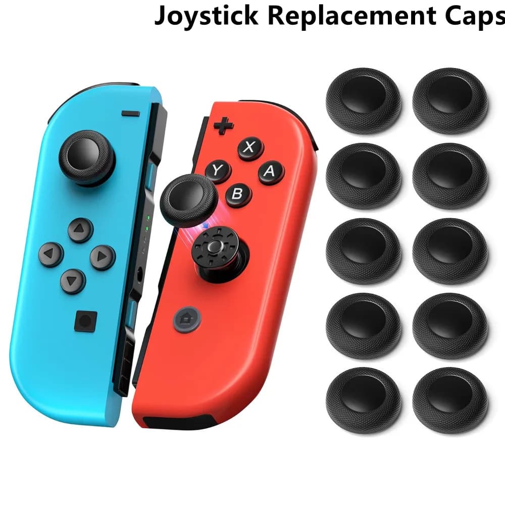 Thumb Grips Joystick Replacement Caps For Nintendo Switch/OLED/Lite Anti-Slip TPU Caps Joystick Covers Repair Kit Accessorie