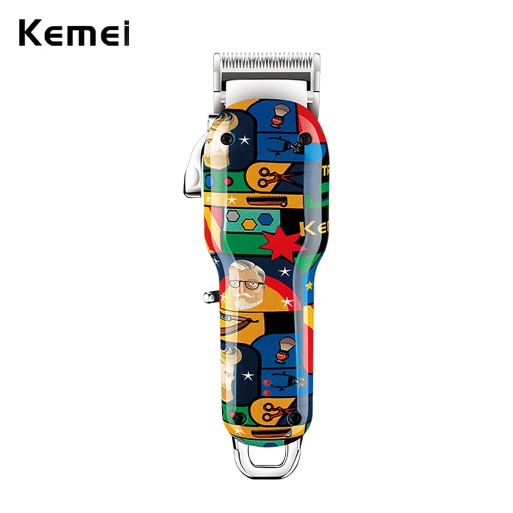 Kemei MAX2092 Wireless Electric Haircut, Precision Rulebar, Professional Cutting Machine