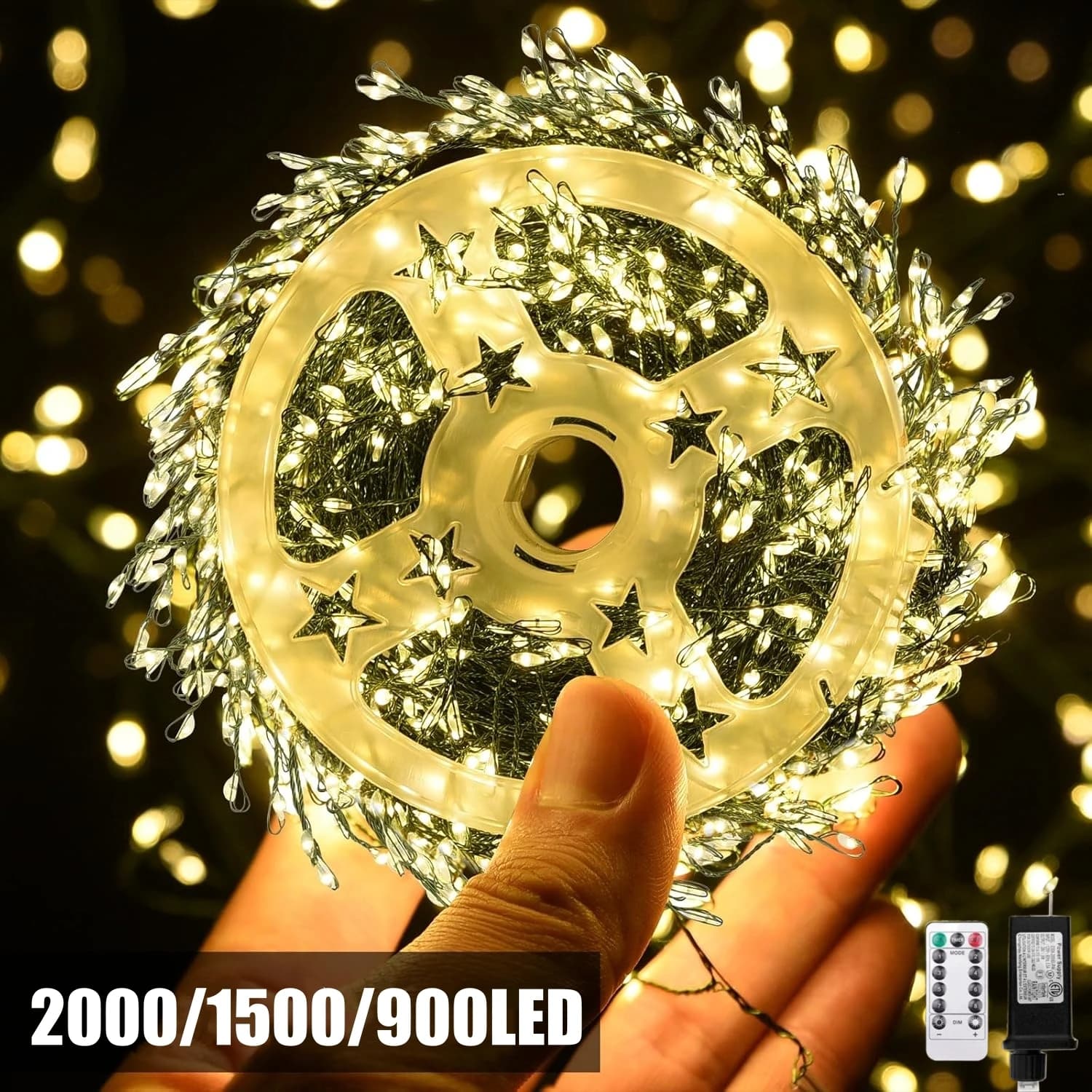 EU/US DC Power LED Lights Halloween Ghirlanda Light fairy for wedding party Christmas decoration