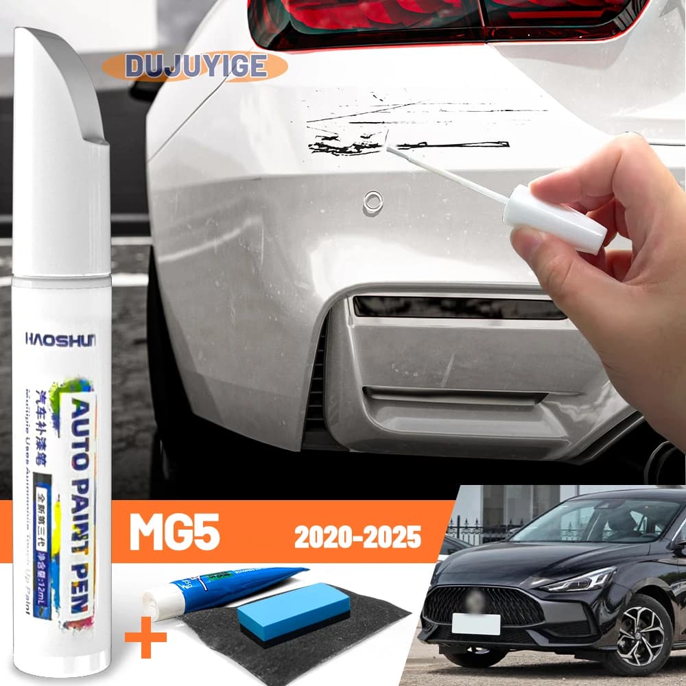 Penna per vernice per auto Cura della vernice Riparazione graffi Pittura a cera Rimozione graffi per MG 5 MG5 2020-2025 2021 2022 2023 2024