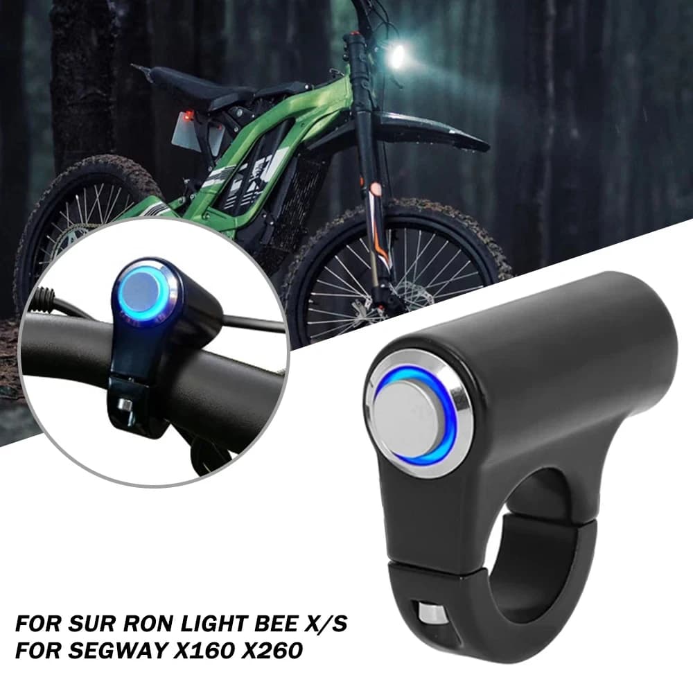 Plug and Play motorcycle light switch for Segway Sur-Ron Surron X160 X260 Light Bee S X Electric Cross Bike