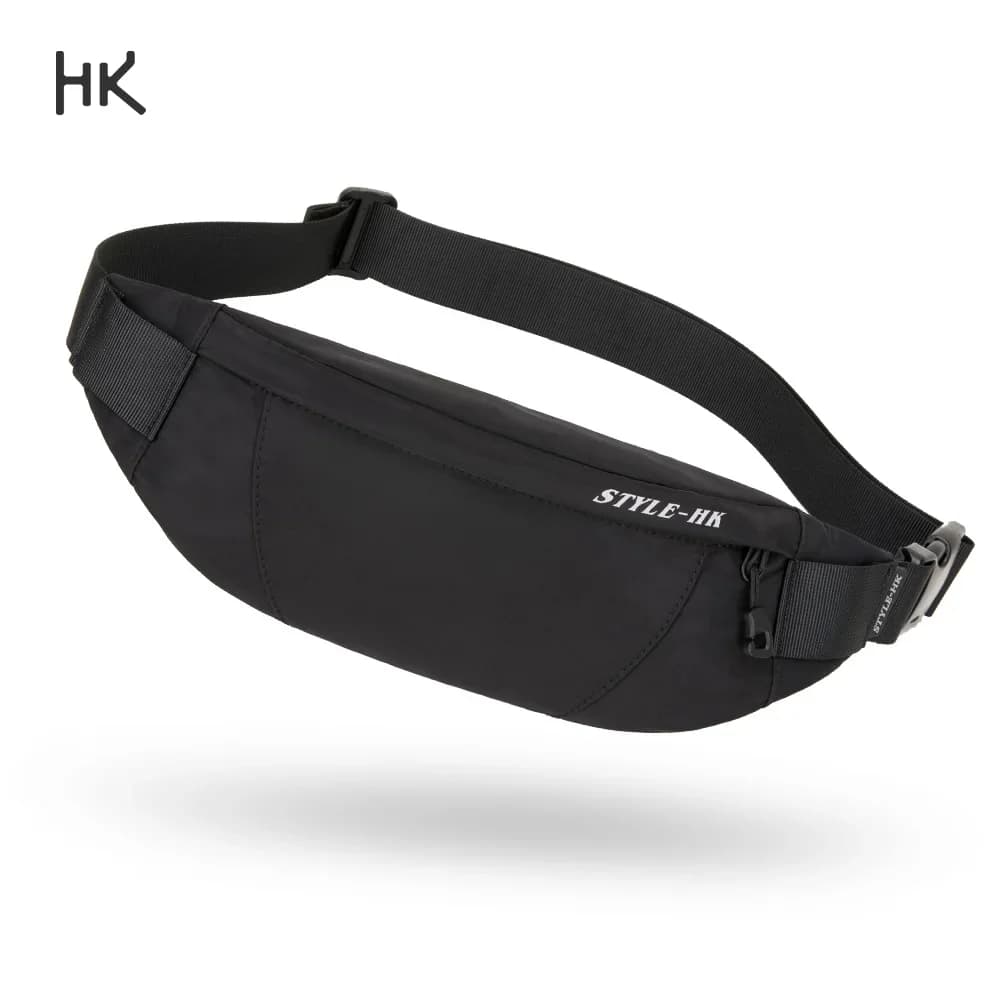 Borsa a tracolla da uomo HK, marsupio casual da viaggio, borsa a tracolla leggera, borsa a tracolla messenger da uomo con cerniera YKK