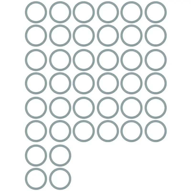 ABJI-40 Pack Blender Gasket Seals For Oster And Osterizer Blender Models, Premium Blender Replacement Parts O-Gasket Rubber