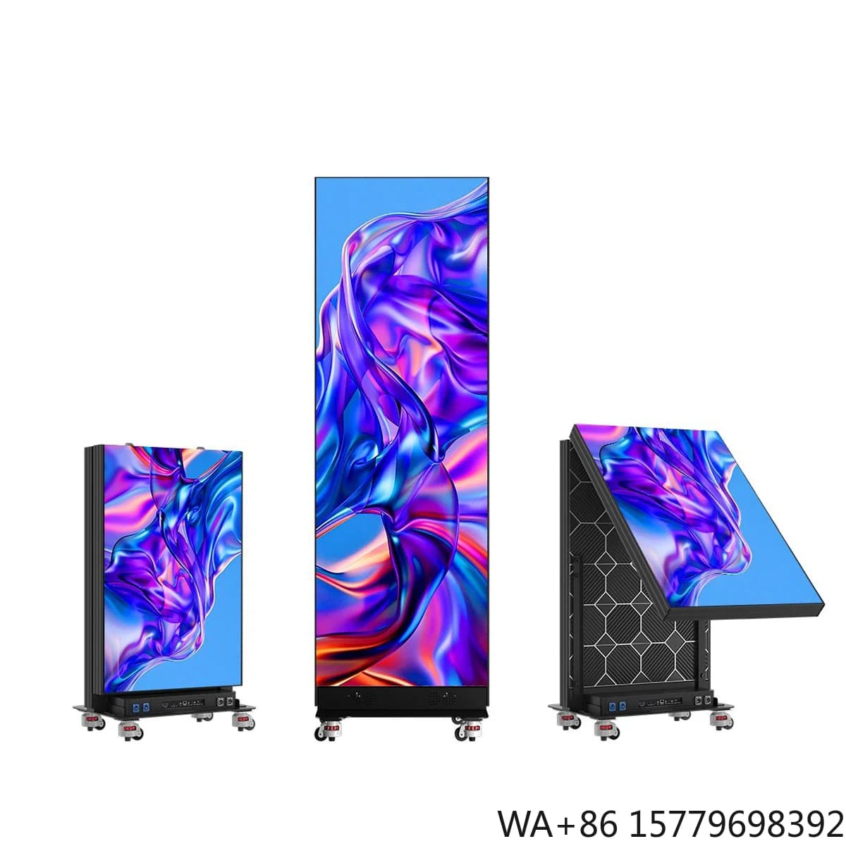 640x1920mm Digital Advertising LED Poster Screen P2 Indoor Standing WiFi Control Poster LED Display for Retail Store