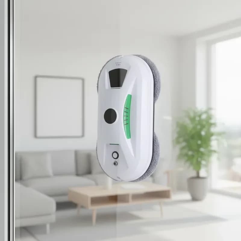 Smart Window Cleaning Robot Ultrasonic Spray Vacuum Cleaner for Indoor Outdoor Glass Automatic Washing Machine Home Appliance