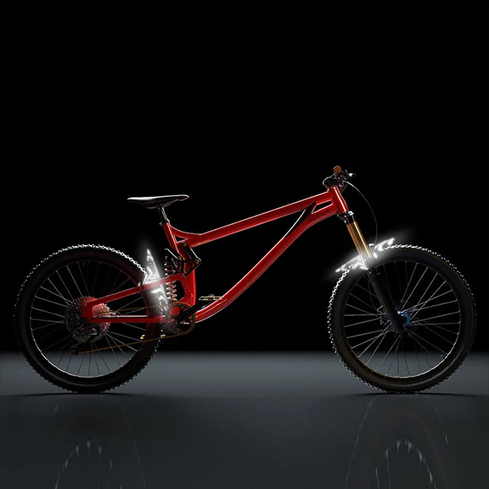 Parafanghi Anteriori e Posteriori in Plastica per Bicicletta MTB Mountain Bike