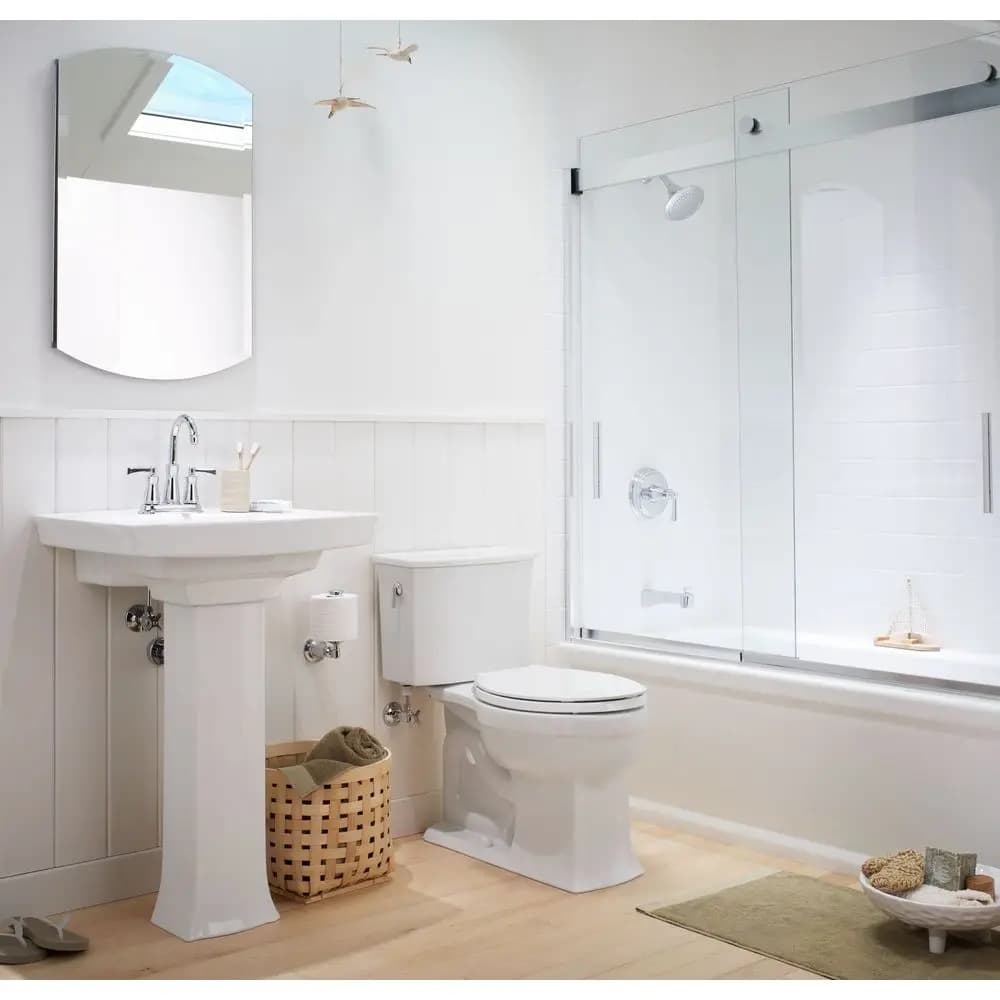 Armadietto da bagno a porta singola in alluminio 3073NA Archer 20 W x 31 H con specchio, da incasso o a montaggio superficiale
