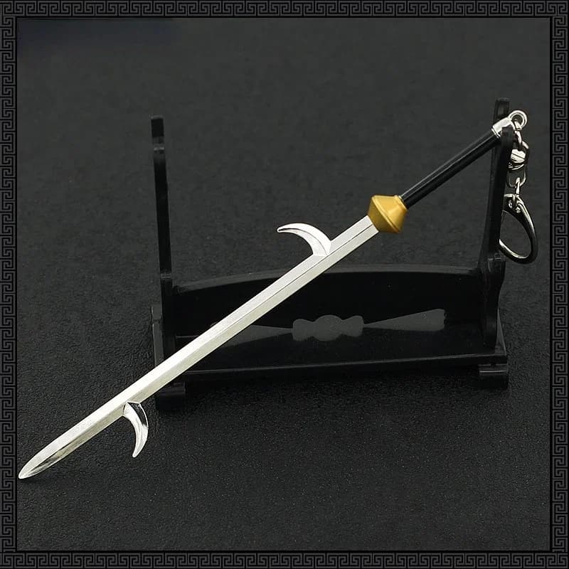 Anime Periferico 16 centimetri Thunder Coltello Denti Nebbia Coltello Ninjuta Sette Persone Modello In Lega Decorazione spade Giocattoli