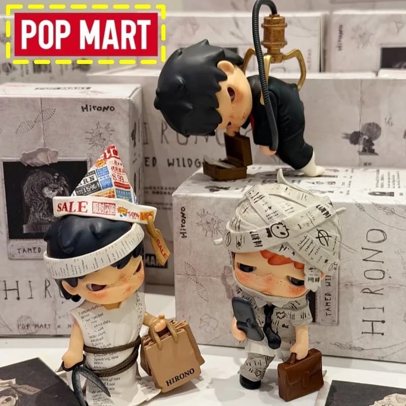 Pop Mart Originale Serie Hirono Tamed Wildgrass Blind Box Statuetta Anime da Collezione Ornamento da Scrivania Regalo