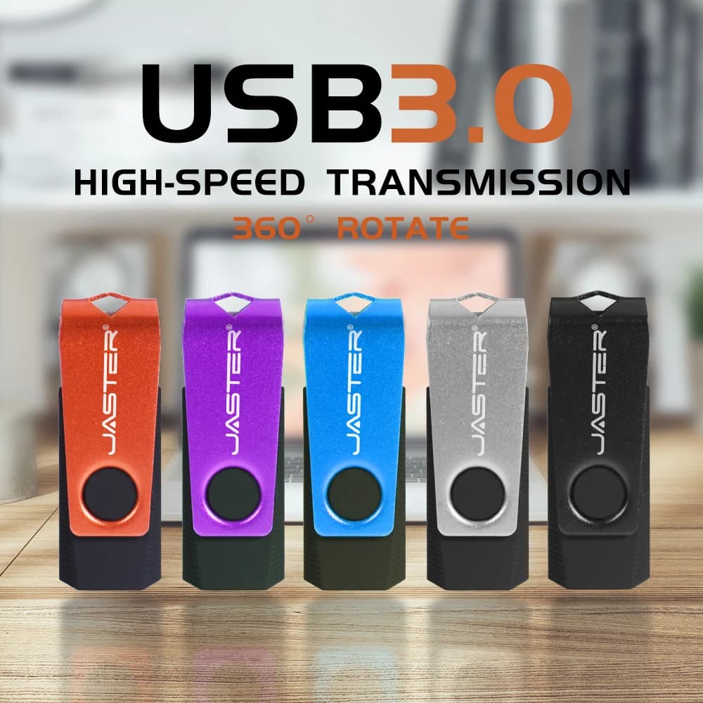 Chiavetta USB 3.0 ad alta velocità Chiavetta USB 128 GB 64 GB Portachiavi Memory Stick 32 GB Rotatab Regalo creativo 16 GB Viola U Disco 8 GB