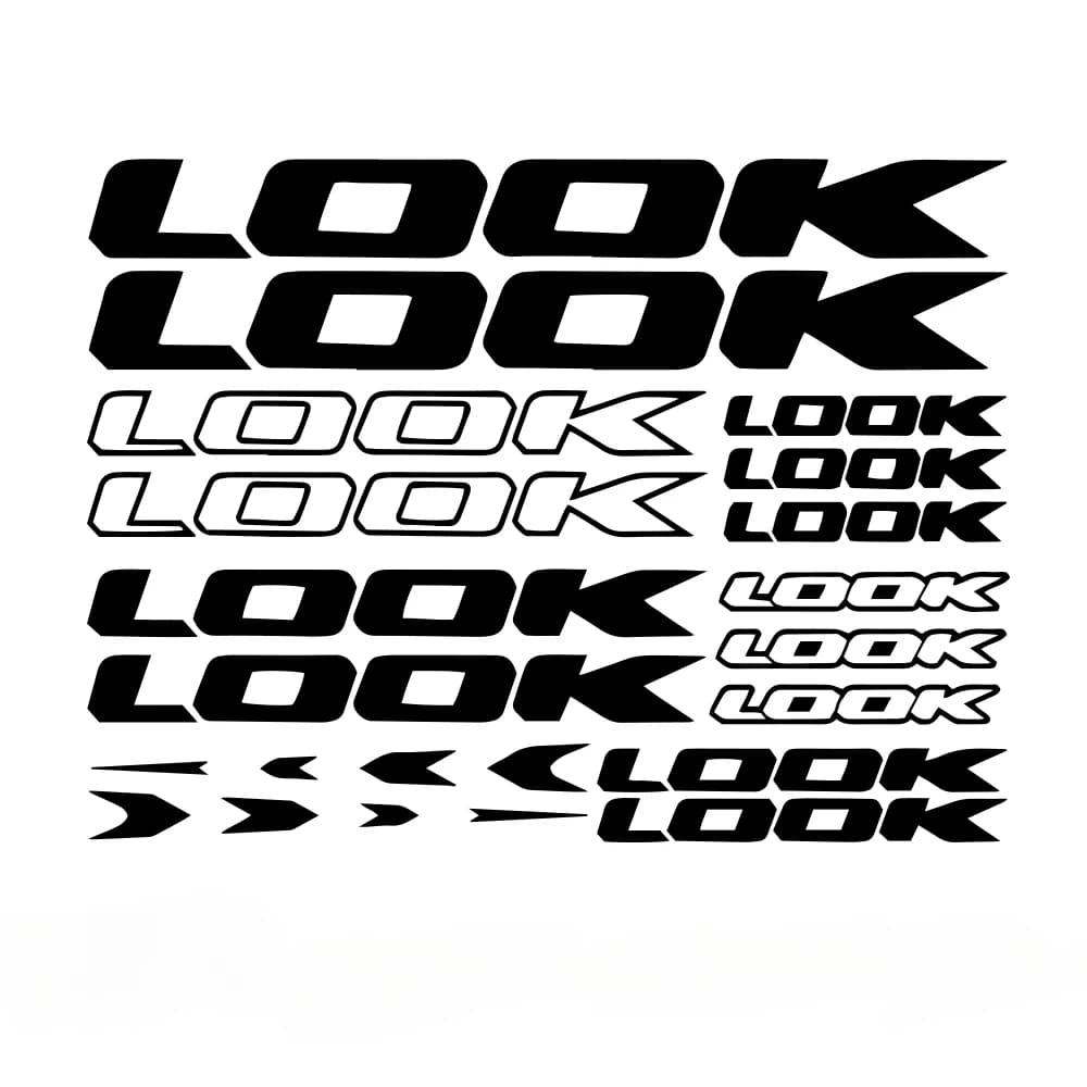Bike Frame Decor Vinyl Decal Ideal for Bike Frames, Helmet Visors, Adding a Bold Cycling Vibe