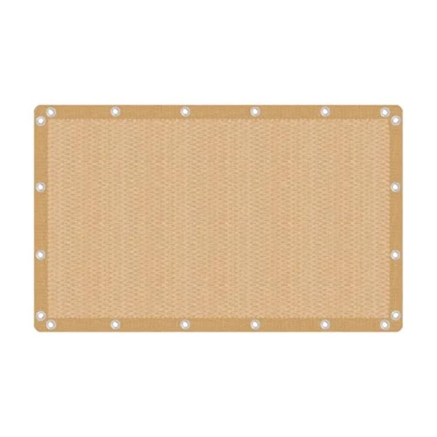 Telo Ombreggiante in Tessuto con Occhielli per Patio, Giardino, Pergola, Copertura, Tenda 6x10 FT Grano