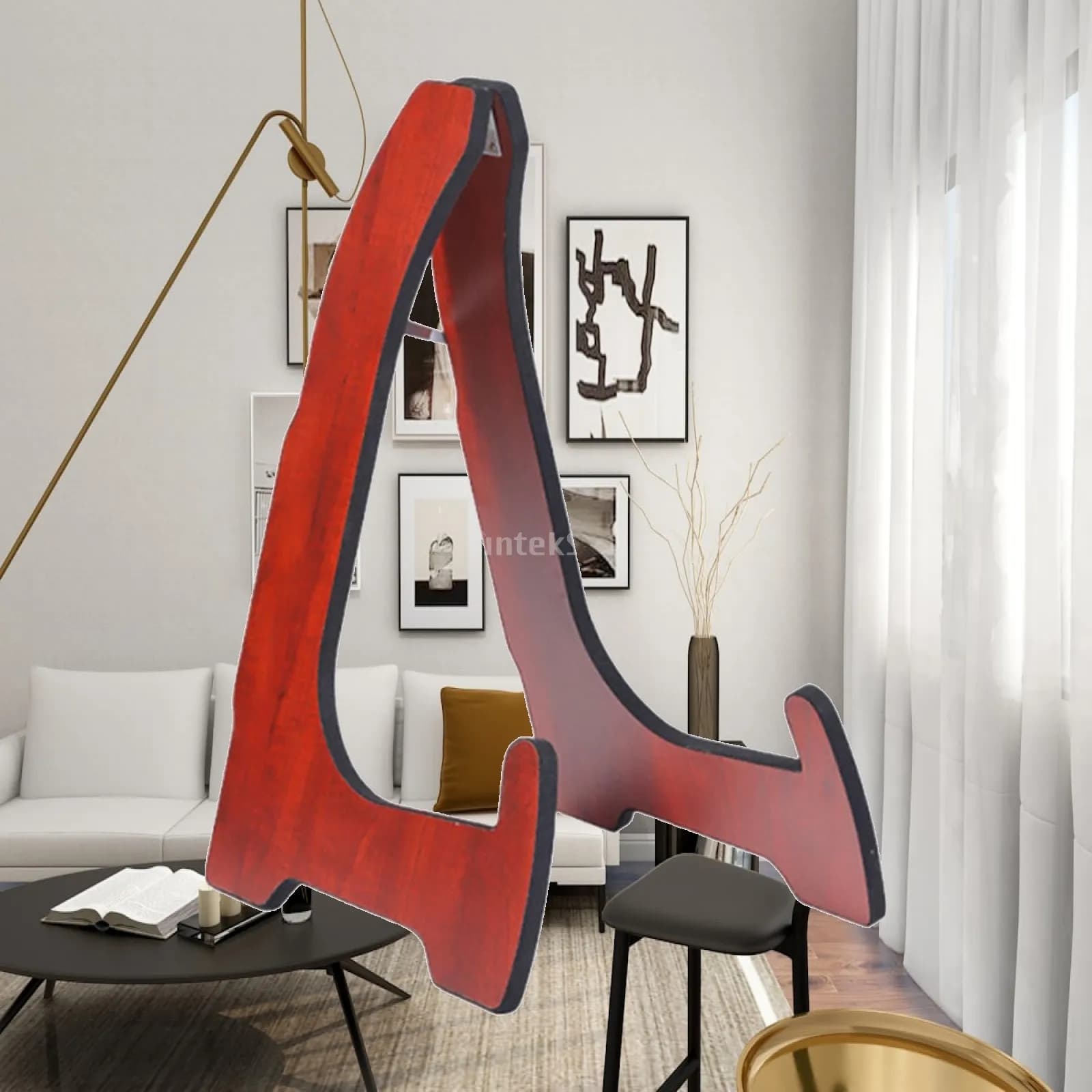 Universal Wooden Cello Floor Stand a Frame Support Holder for Cello Bass Guitar Ukulele Lightweight Design
