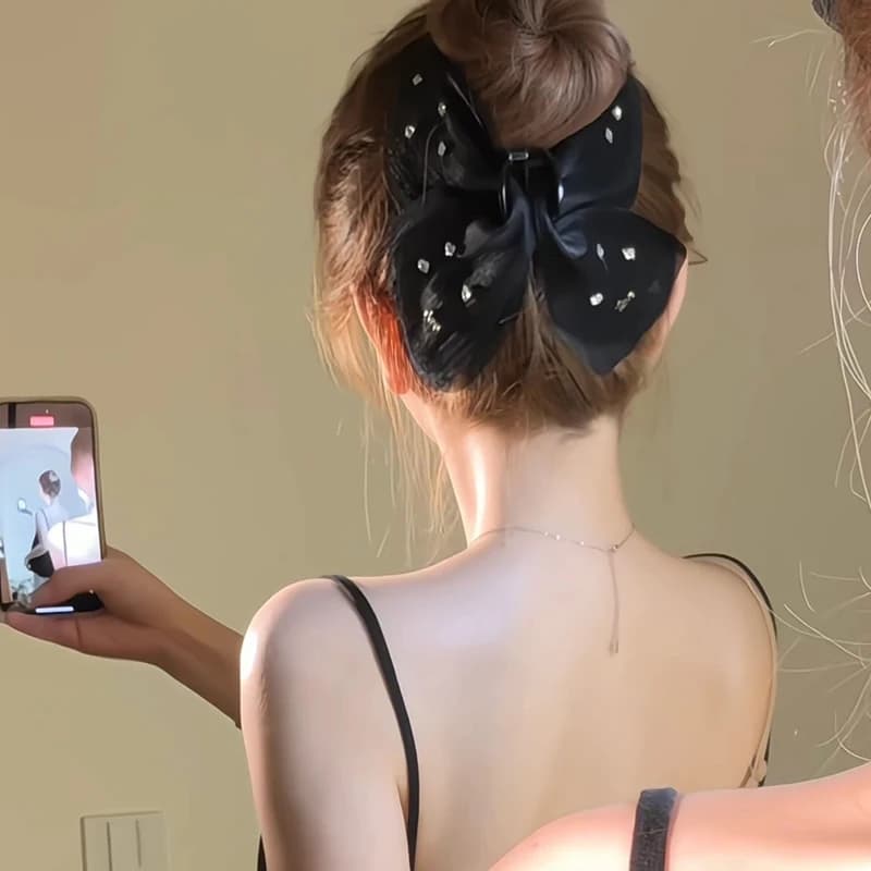 Elegante fermaglio per capelli a forma di farfalla in chiffon per donne e ragazze, dolce ornamento per capelli, fascia per capelli, clip per capelli, accessori per capelli