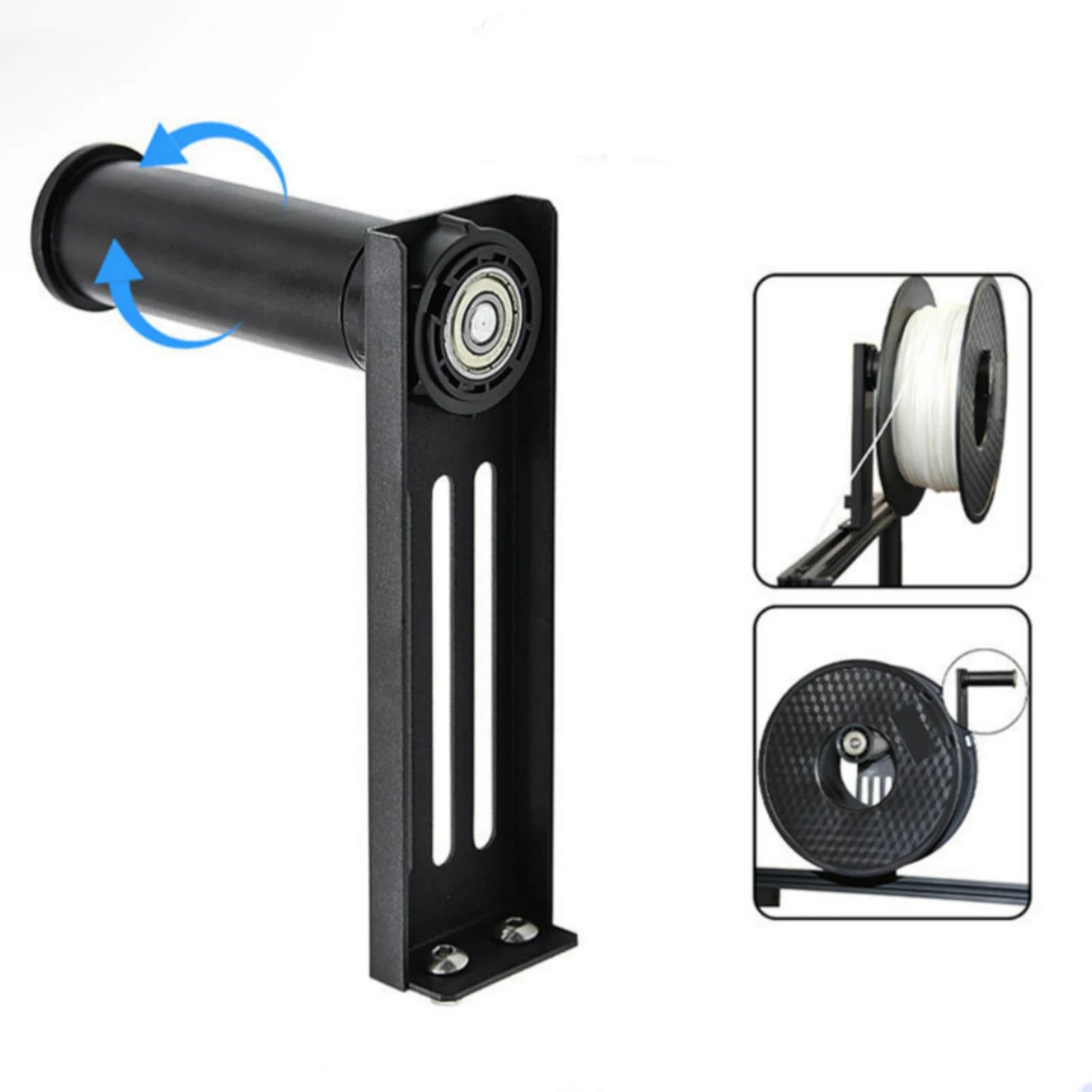3D Spool Door Kit Rotating for PLA ABS TPU PETG Filament for Ender-3/Series CR etc.