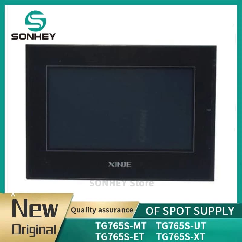 XINJE HMI TouchWin da 7 pollici TG765S-MT TG765S-UT TG765S-ET TG765-XT Touch Screen HMI Supporta 232/422/485/USB flash drive/Ethernet