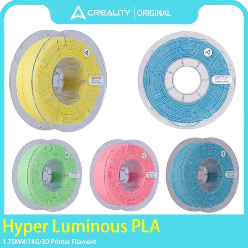 New Pla filament original Creality Hyper Luminoso PLA that lights up in the dark from 1.75 mm that lights in the dark 3D Printer Filament